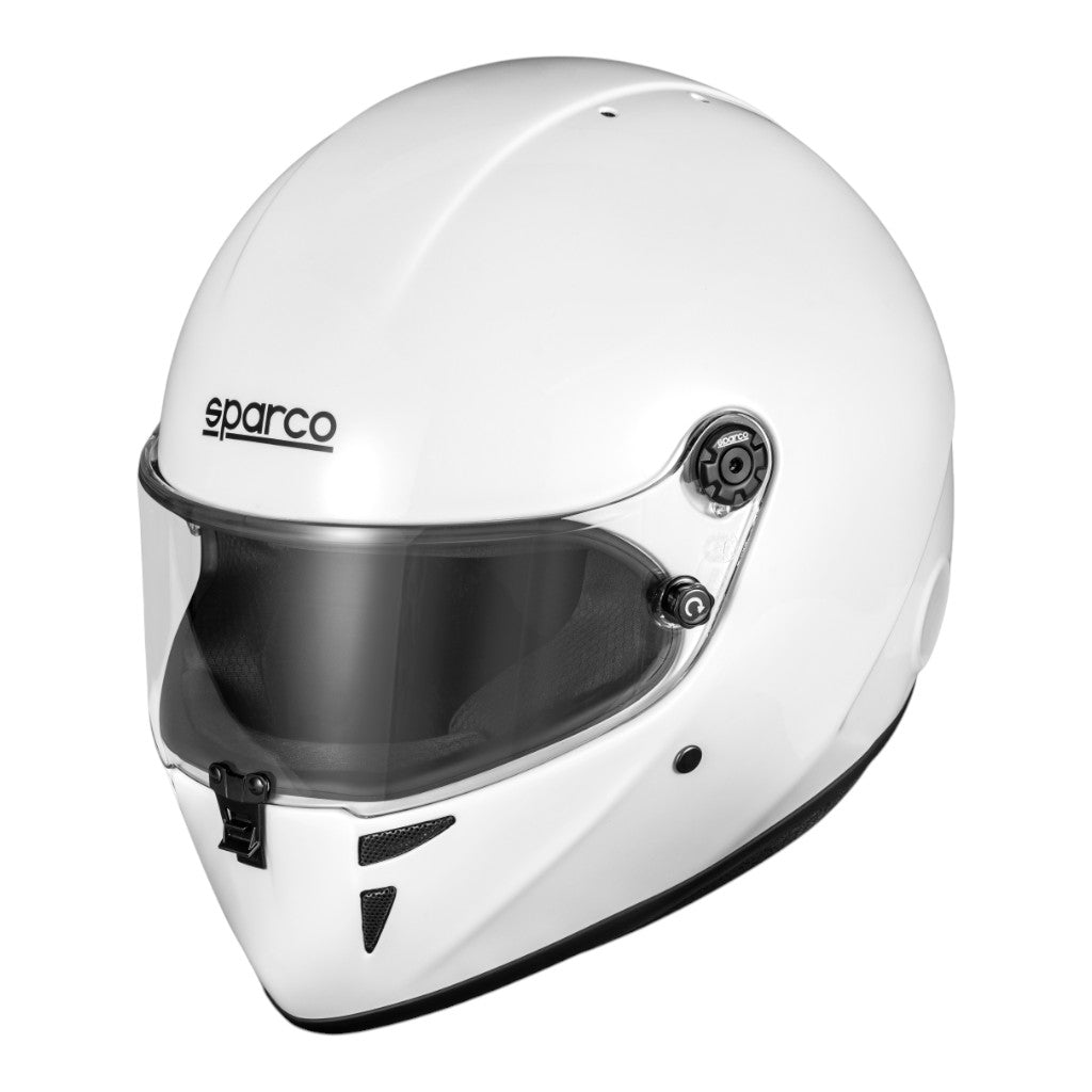 SPARCO BKH0003B0W0800L Karting Helmet Stealth CMR, White/Black, Size L Photo-0