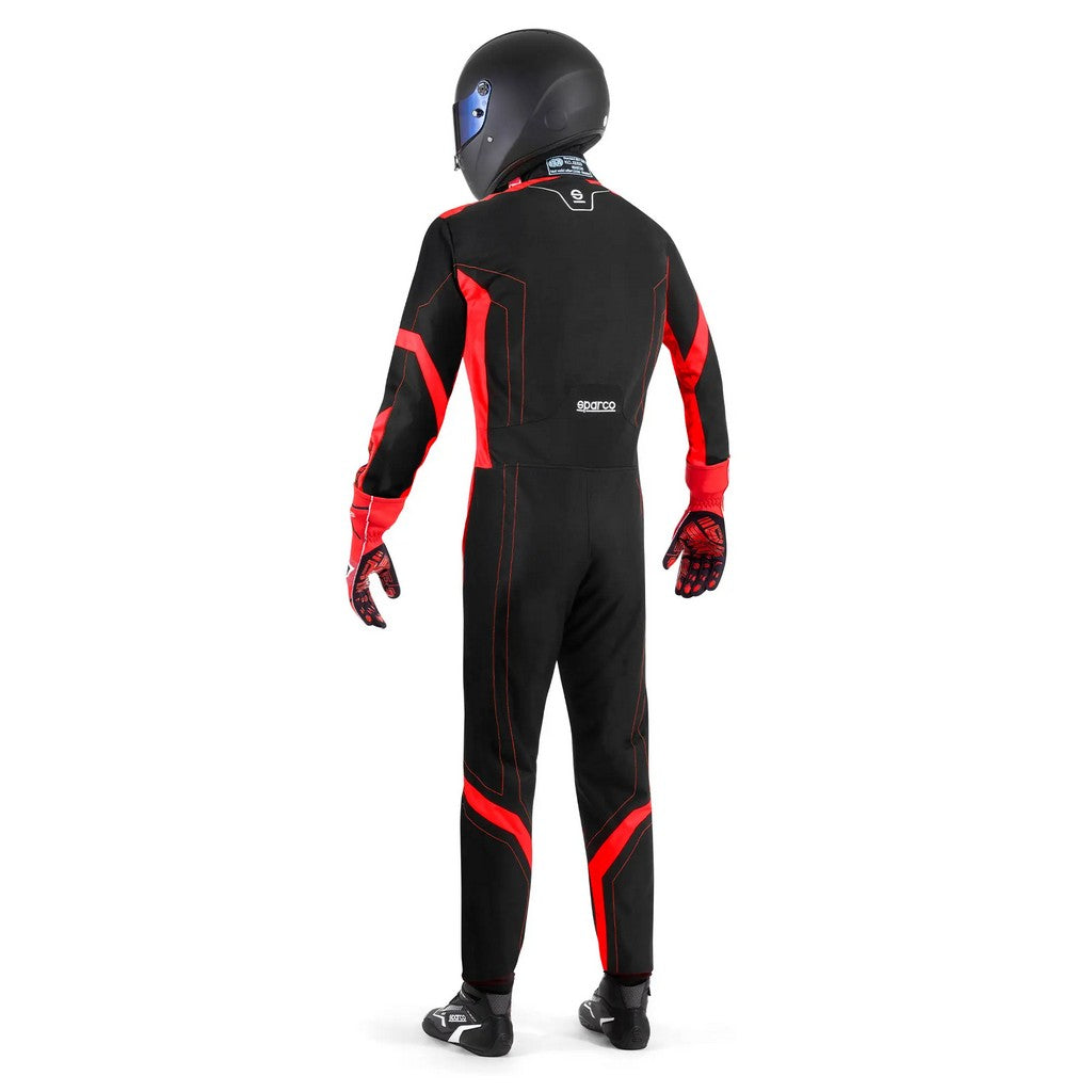SPARCO BKS0010B0K122XL Karting Suit Thunder Advanced, Black / Red, Size 2XL Photo-2