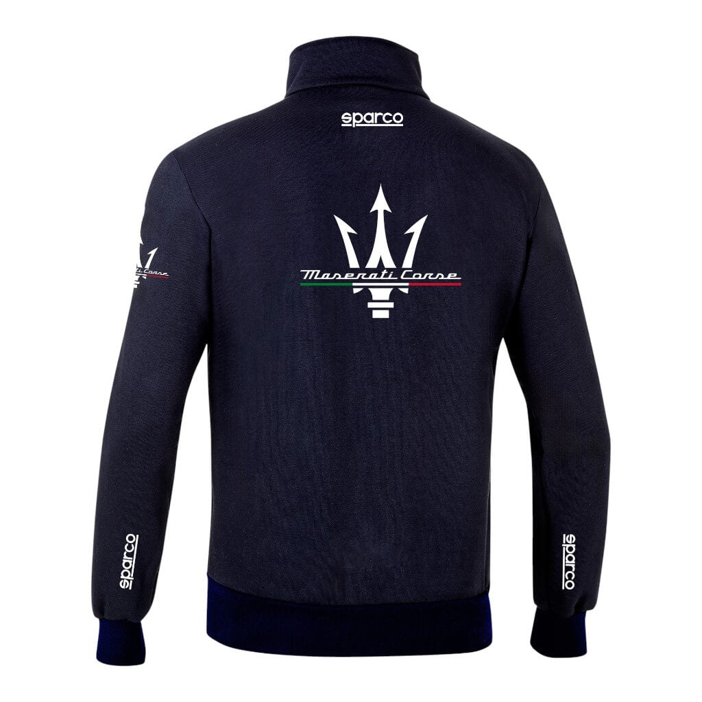SPARCO BMF0035J0N0200M Full Zip Sweatshirt Maserati, Blue, Size M Photo-1