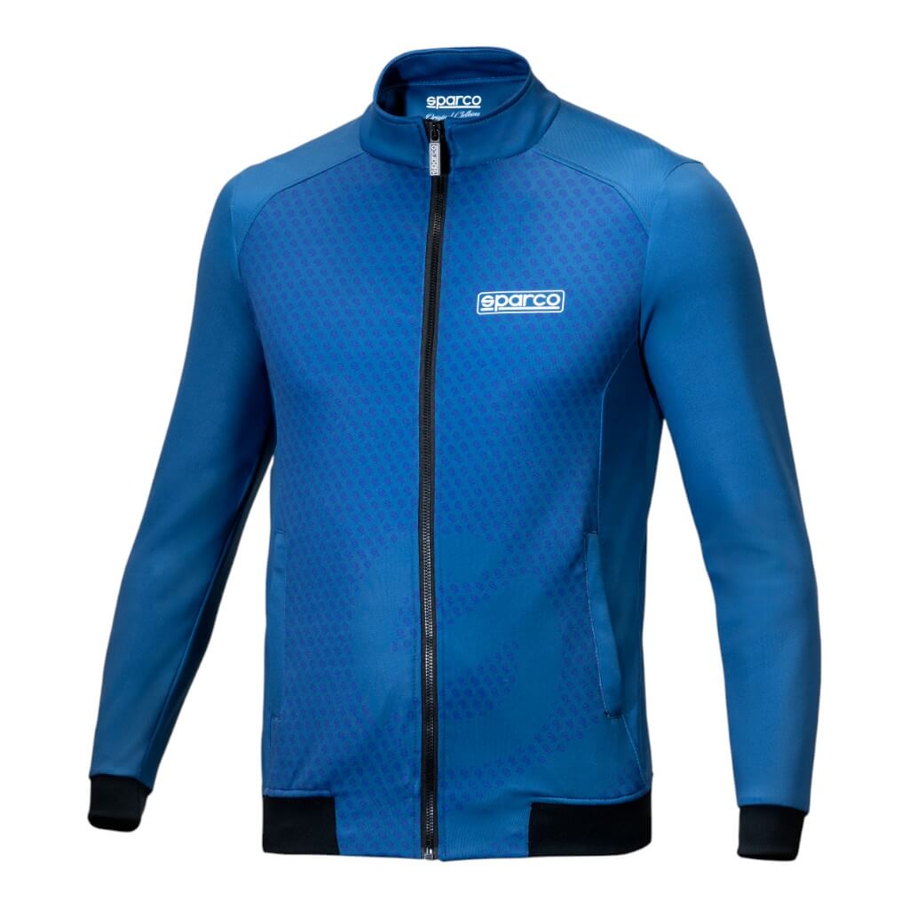 SPARCO BMJ0039B0N0200L Full Zip Sweatshirt Subly, Blue, Size L Photo-0