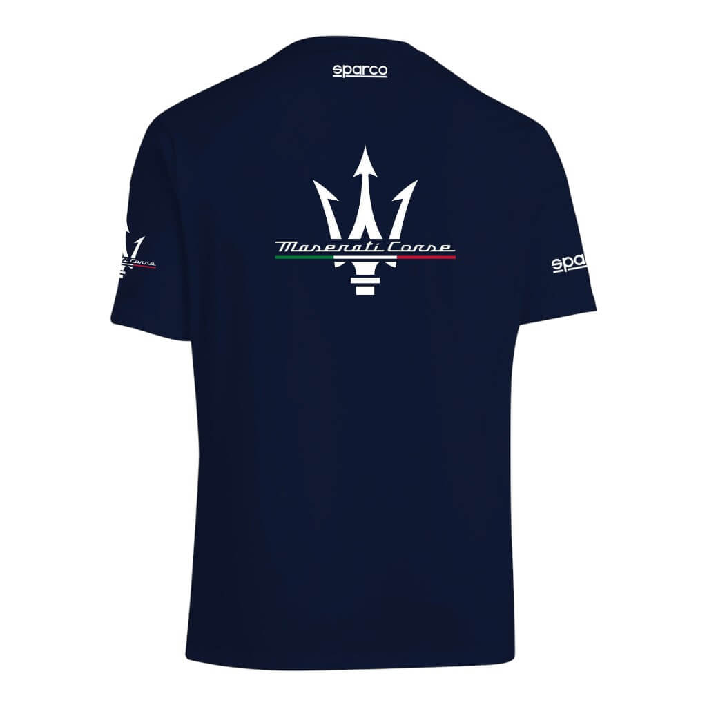 SPARCO BML0058J0N022XL T-Shirt Maserati, Blue, Size 2XL Photo-1