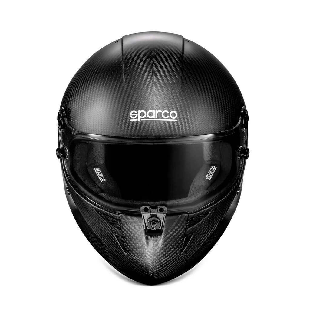 SPARCO BRH0003B0K010XS Full-Face Helmet Stealth RF Carbon, FIA 8859-2024, Black, Size XS Photo-1