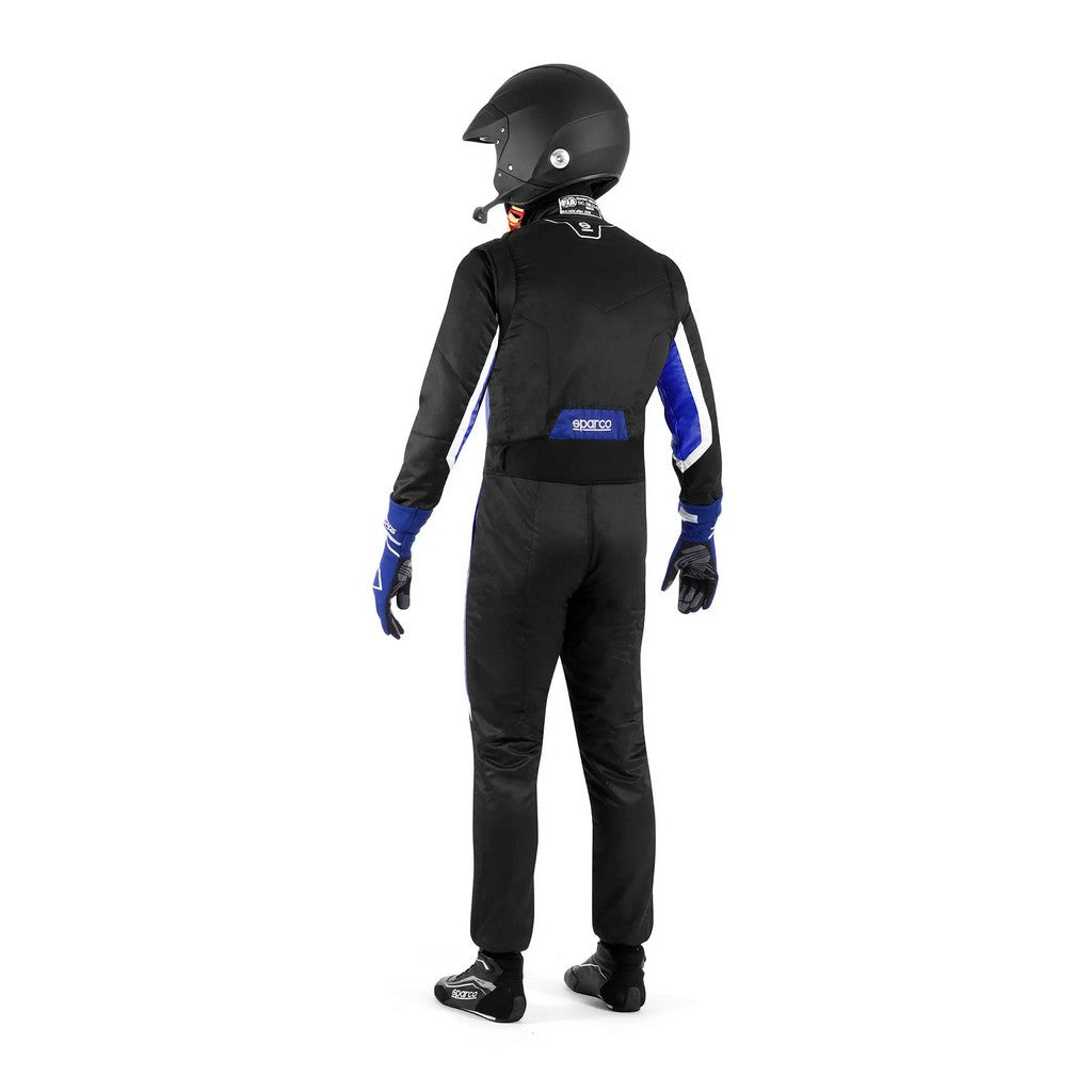 SPARCO BRS0006B0K05066 Racing Suit Sprint (R566), Black / Light Blue, Size 66 Photo-4