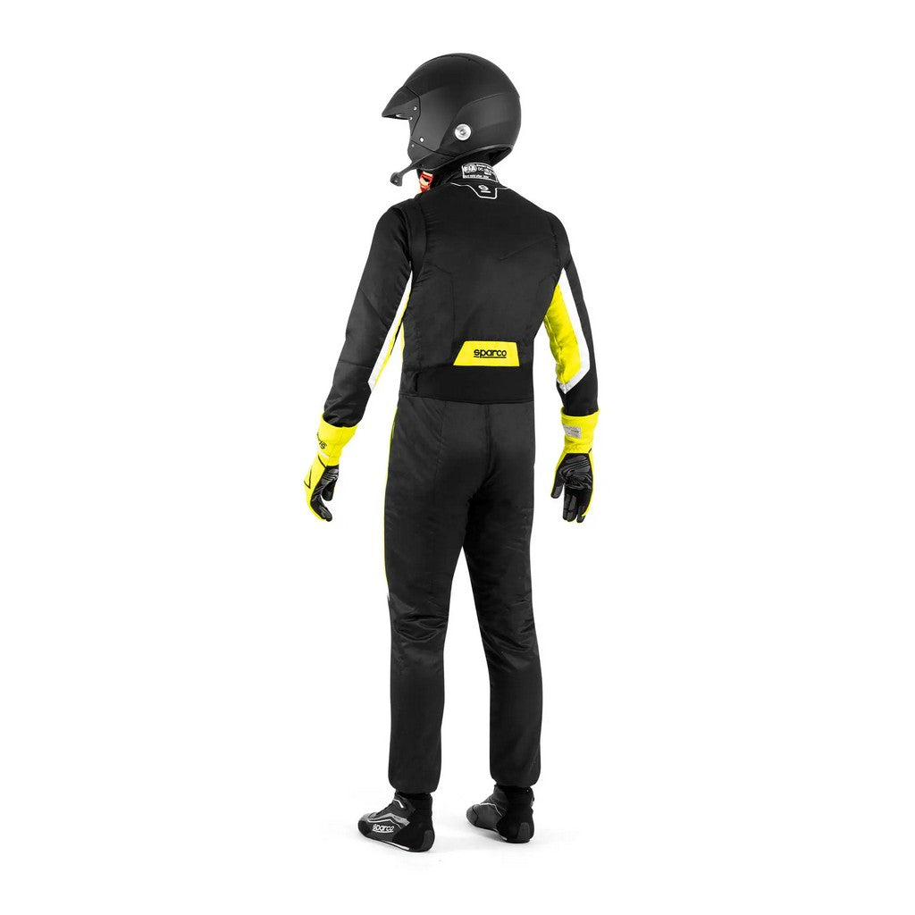 SPARCO BRS0006B0K08054 Racing Suit Sprint (R566), Black / Fluo Yellow, Size 54 Photo-3