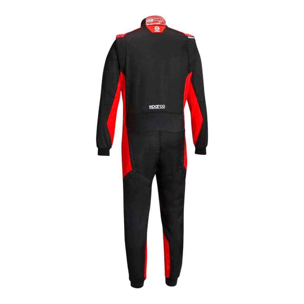 SPARCO BRS0050B0K12048 Racing Suit Sprint S Advanced, Black/Red, Size 48 Photo-1