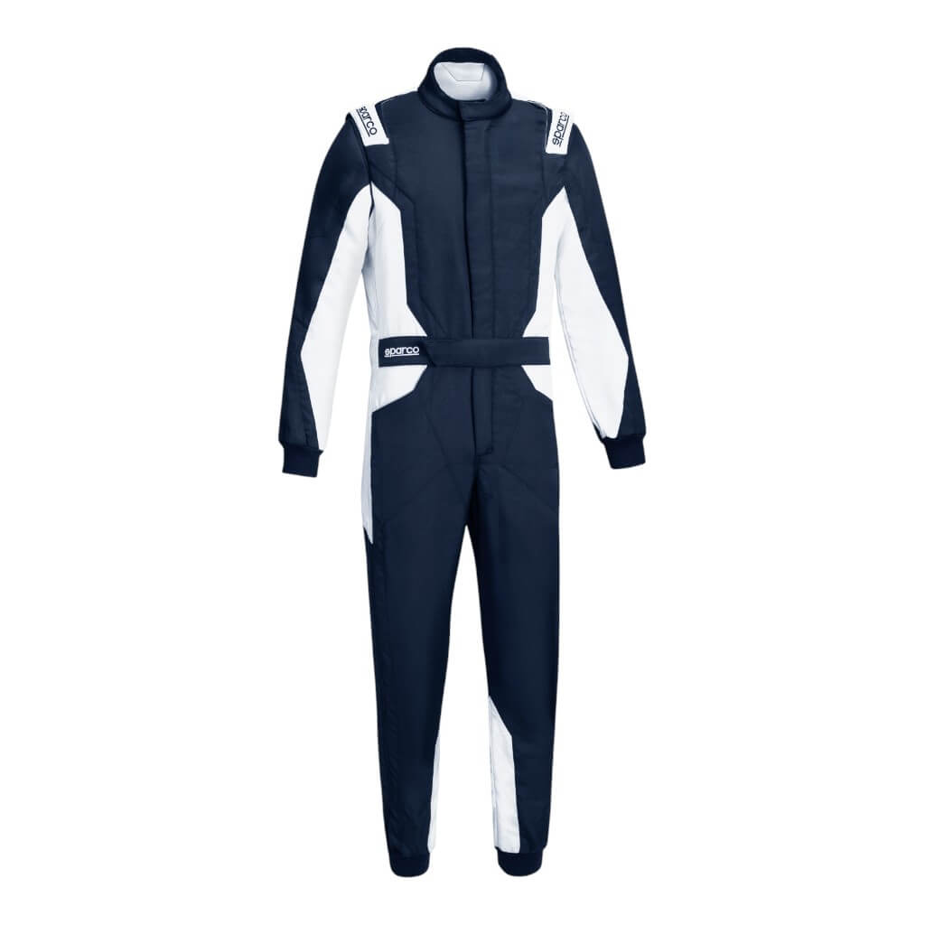 SPARCO BRS0050B0N33052 Racing Suit Sprint S Advanced, Blue/Silver, Size 52 Photo-0