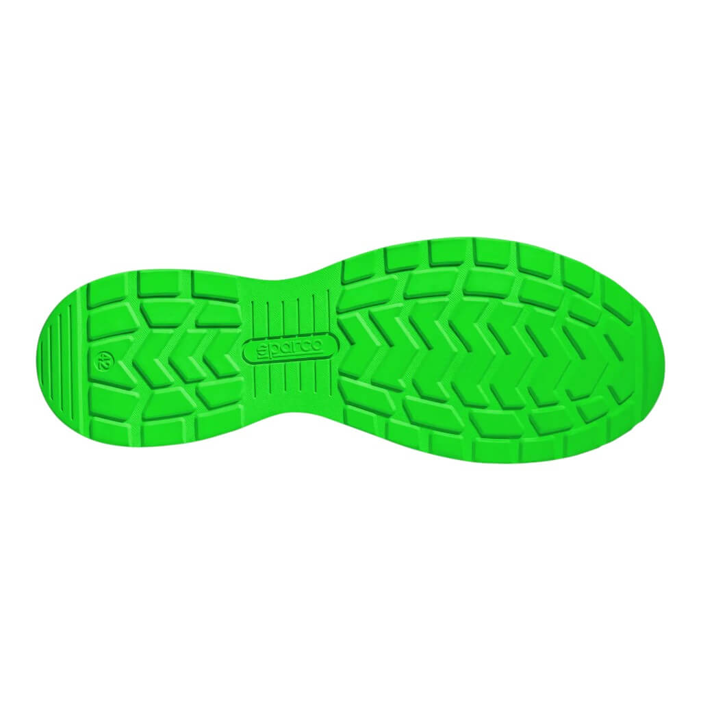 SPARCO BTB0029B0K15041 Mechanics Shoes Traction-H Naoki S3S, Black/Fluo Green, Size 41 Photo-2