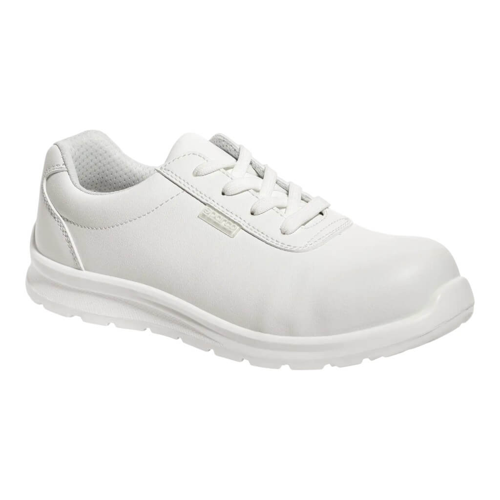 SPARCO BTB0034B0W01039 Lifestyle Shoes Trackday Laces Walker S2, White, Size 39 Photo-0