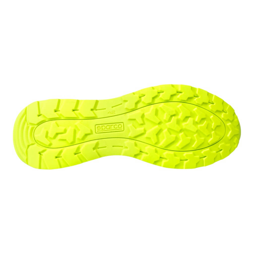 SPARCO BTB0037B0E61037 Teamwork Shoes S-Pike Turini O2, Silver/Blue/Fluo Lime, Size 37 Photo-2
