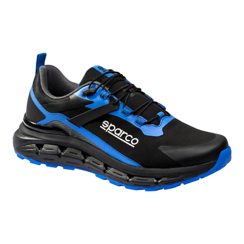 SPARCO BTB0037B0K05037 Teamwork Shoes S-Pike Moulinon O2, Black/Blue, Size 37 Photo-0