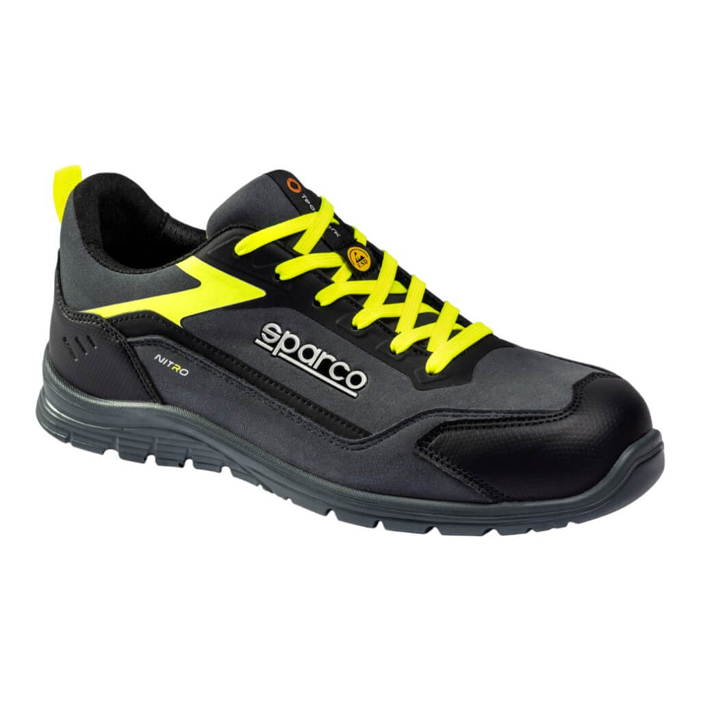 SPARCO BTB0044B0E33048 Mechanics Shoes Nitro Elfyn S3S, Dark Grey/Fluo Orange, Size 48 Photo-0