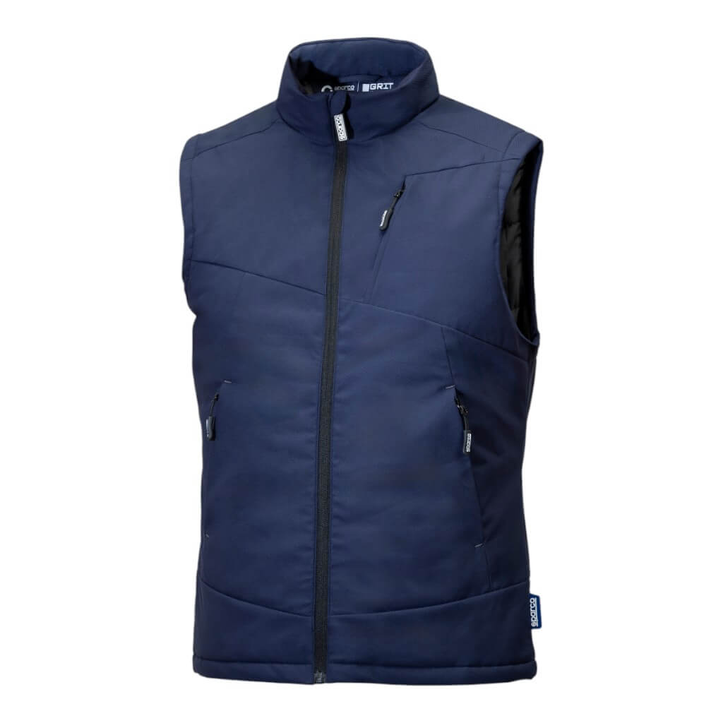 SPARCO BTJ0008B0N0200L Padded Vest Grit Sanford, Blue, Size L Photo-0