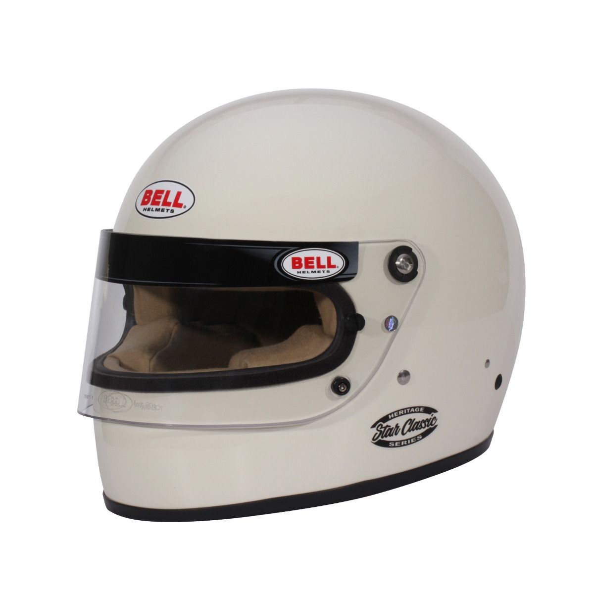 BELL 1451003 Racing helmet open-face STAR CLASSIC FIA/SNELL 2020, white, size L (60-61) Photo-0