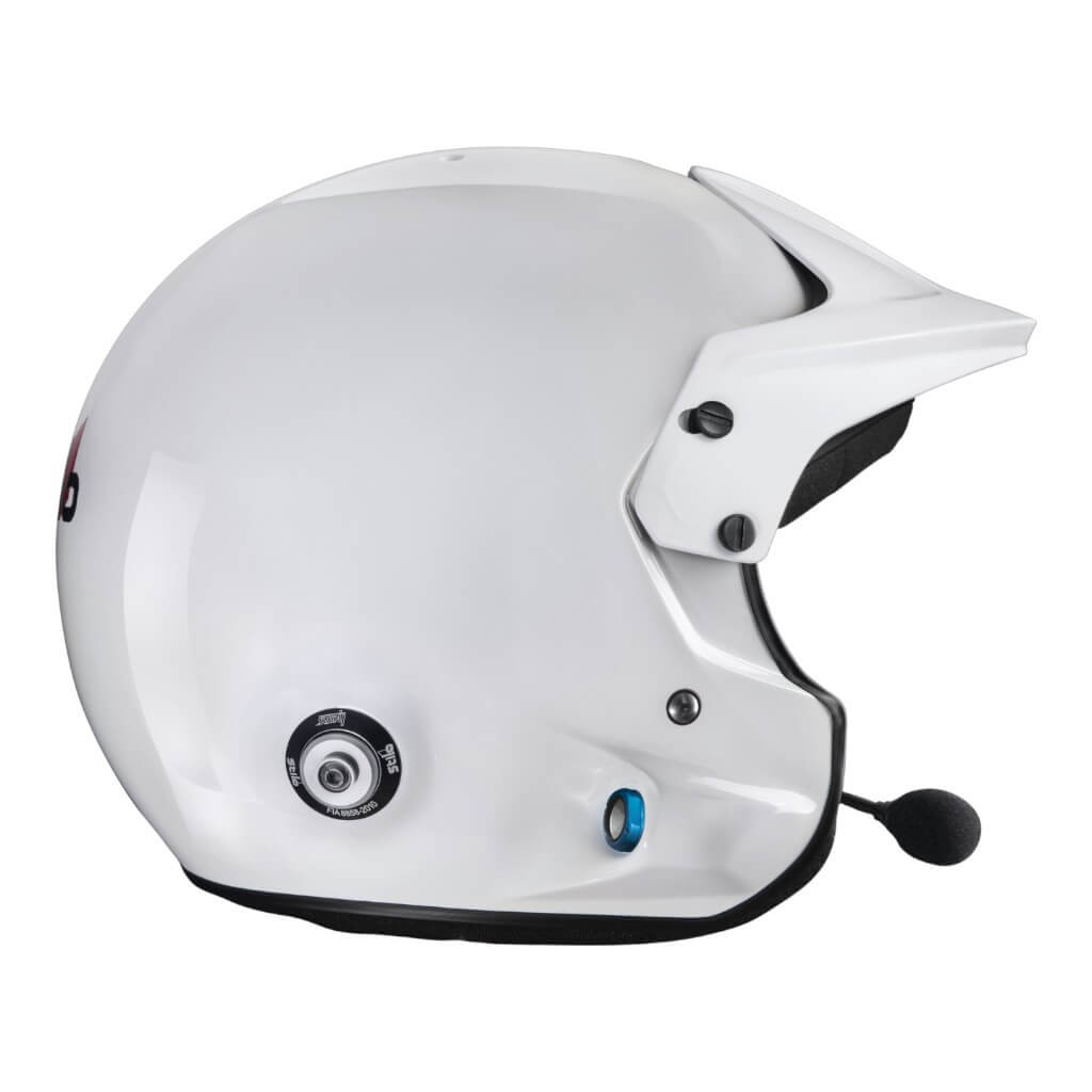 STILO AA0114EG2X550101 Open-Face Helmet Venti4 Trophy Plus Composite, FIA 8859-24 Hans, White/ Black, Size 55 Photo-1