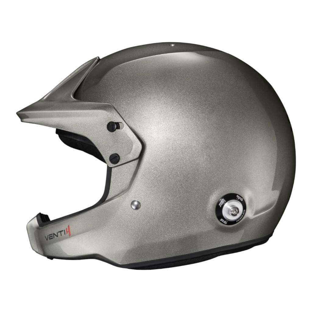 STILO AA0224BG2X59 Open-Face Helmet Venti4 WRC Composite Rally, FIA 8859-24 Hans, Titanium/ Black, Size 59 Photo-2
