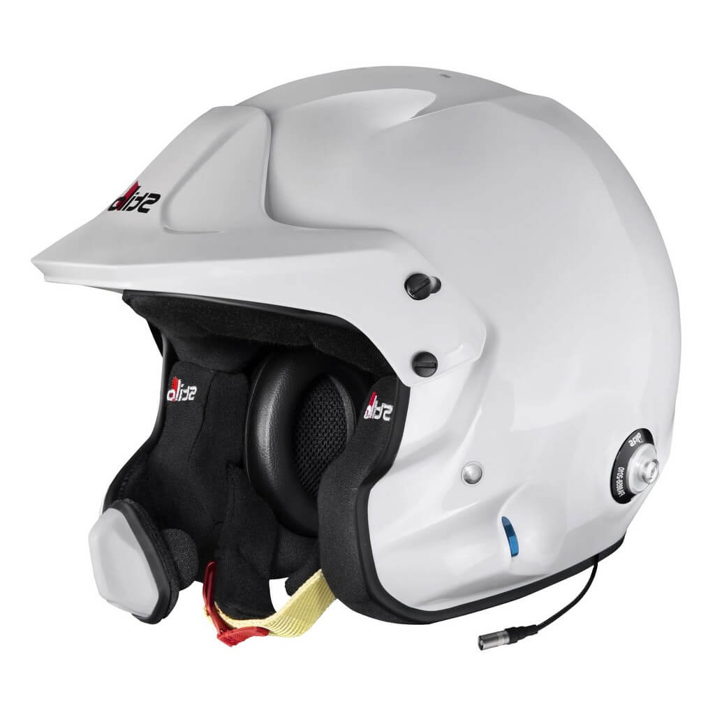 STILO AA0224CG2X550101 Open-Face Helmet Venti4 WRC Composite Turismo, FIA 8859-24 Hans, White/ Black, Size 55 Photo-0