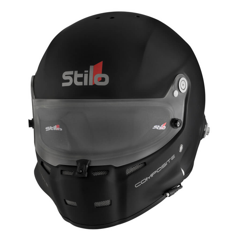 STILO AA0700CG2T640401 Full Face Helmet ST5F Composite Turismo (HANS, SA2020 / FIA), Matt Black, Size 64 Photo-0