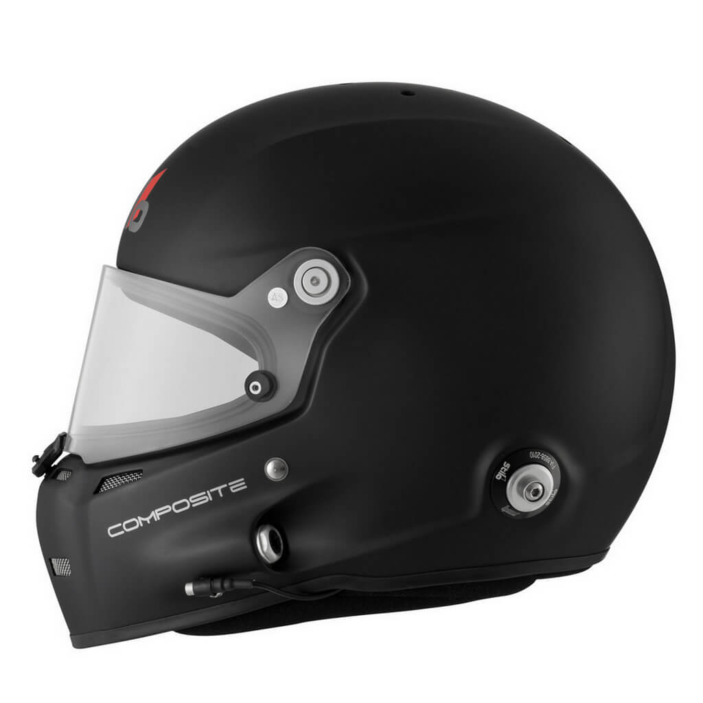 STILO AA0700CG2T640401 Full Face Helmet ST5F Composite Turismo (HANS, SA2020 / FIA), Matt Black, Size 64 Photo-1