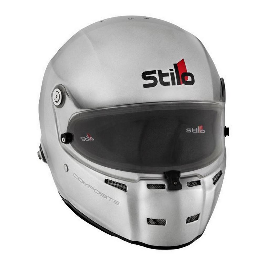 STILO AA0710AG2T59 Full Face Helmet ST5 FN Composite (HANS, SA2020 / FIA), Grey, Size 59 Photo-2