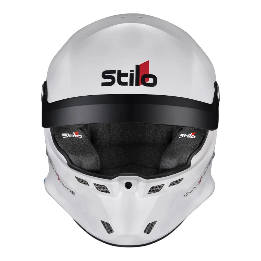 STILO AA0801RG2X550101 Full-Face Helmet ST6 R Composite Rally, FIA 8859-24 Hans, White/ Black, Size 55 Photo-2