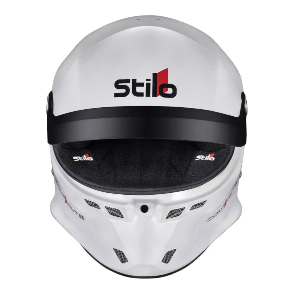 STILO AA0802CG2X580101 Full-Face Helmet ST6 GT Composite Turismo, FIA 8859-24 Hans, White/ Black, Size 58 Photo-1