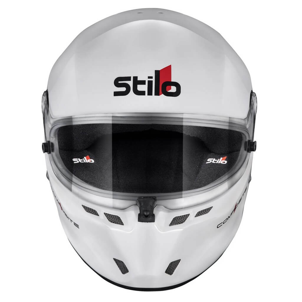 STILO AA0810AG2V550101 Full-Face Helmet ST6 FN Composite (Snell SA2020, FIA 8859-24, Hans FIA8858-10), Black Outer / Black Inner, Size 55 Photo-1