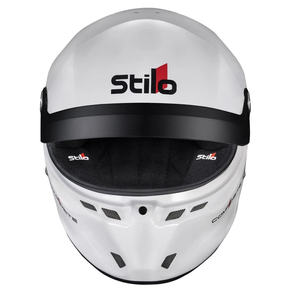 STILO AA0812AG2V550101 Full-Face Helmet ST6 GTN Composite (Snell SA2020, FIA 8859-24, Hans FIA8858-10), White Outer / Black Inner, Size 55 Photo-1