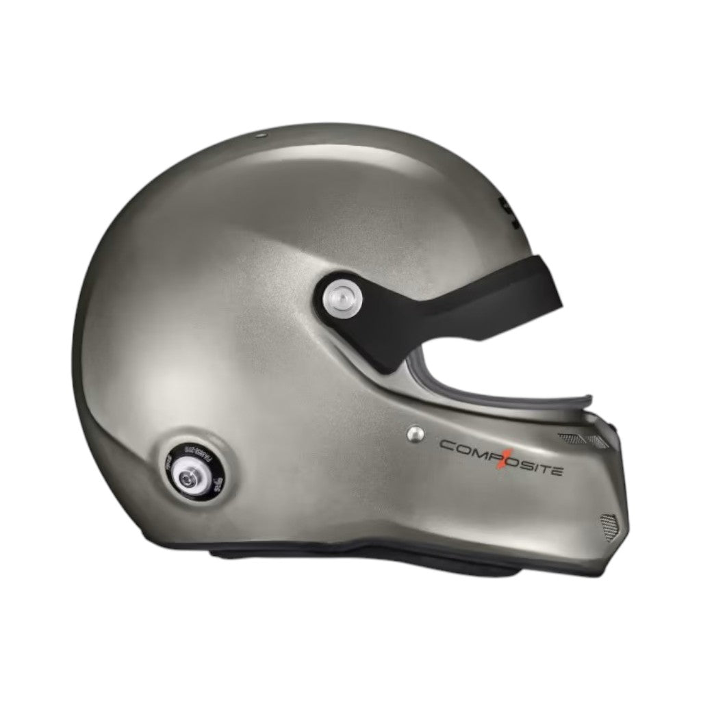 STILO AA0812AG2X57 Full-Face Helmet ST6 GTN Composite, FIA 8859-24 Hans, Titanium/ Black, Size 57 Photo-3