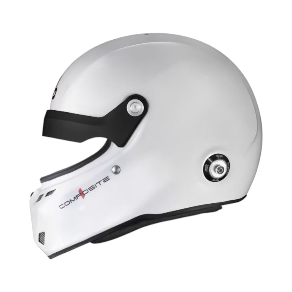 STILO AA0812AG2X580101 Full-Face Helmet ST6 GTN Composite, FIA 8859-24 Hans, White/ Black, Size 58 Photo-1