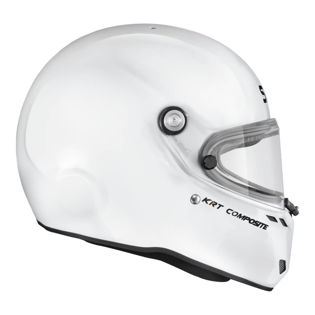 STILO AA0814AH2L55 Karting Helmet ST6 KRT Composite FIA 8878-2024 K2025, White/Black, Size 55 Photo-1
