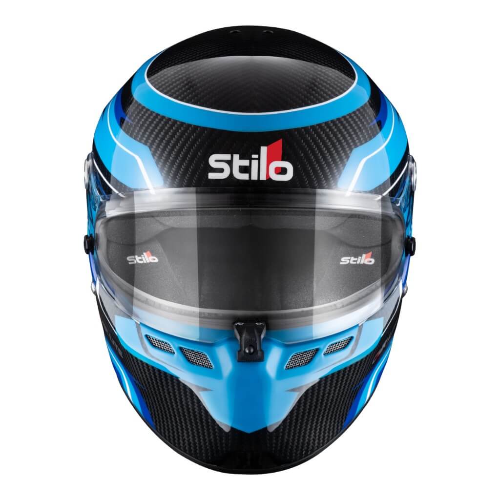 STILO AA0821AH5P56DBLU Karting Helmet ST6 CMR Carbon Lite Graphyc, Snell CMR 2016, Blue, Size 56 Photo-4