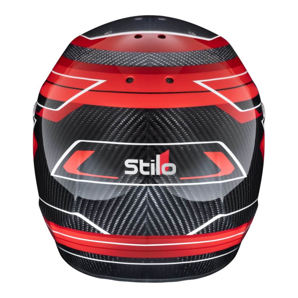 STILO AA0821AH5P56DRED Karting Helmet ST6 CMR Carbon Lite Graphyc, Snell CMR 2016, Red, Size 56 Photo-1