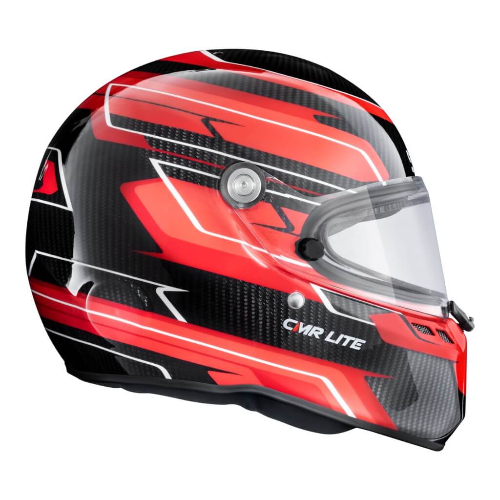 STILO AA0821AH5P57DRED Karting Helmet ST6 CMR Carbon Lite Graphyc, Snell CMR 2016, Red, Size 57 Photo-2