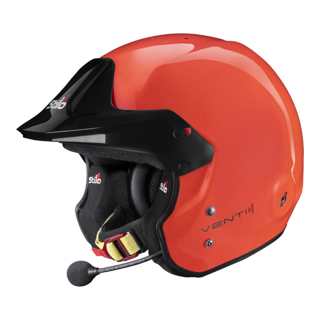 STILO DA0114EF2X59 Helmet Venti4 Trophy Offshore, FIA 8859-24, Orange/Black, Size 59 Photo-0