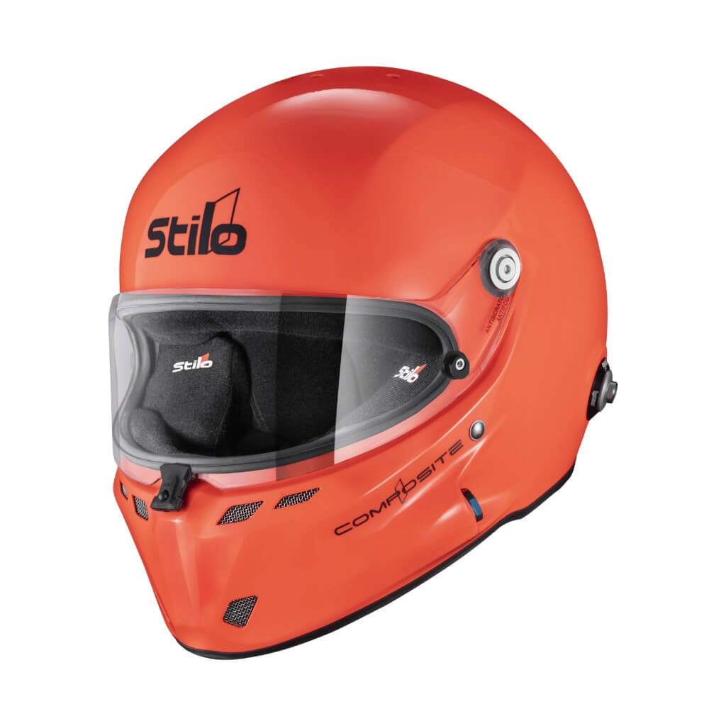 STILO DA0802RF2X58 Helmet ST6 F Offshore Composite, FIA 8859-24, Orange/Black, Size 58 Photo-0