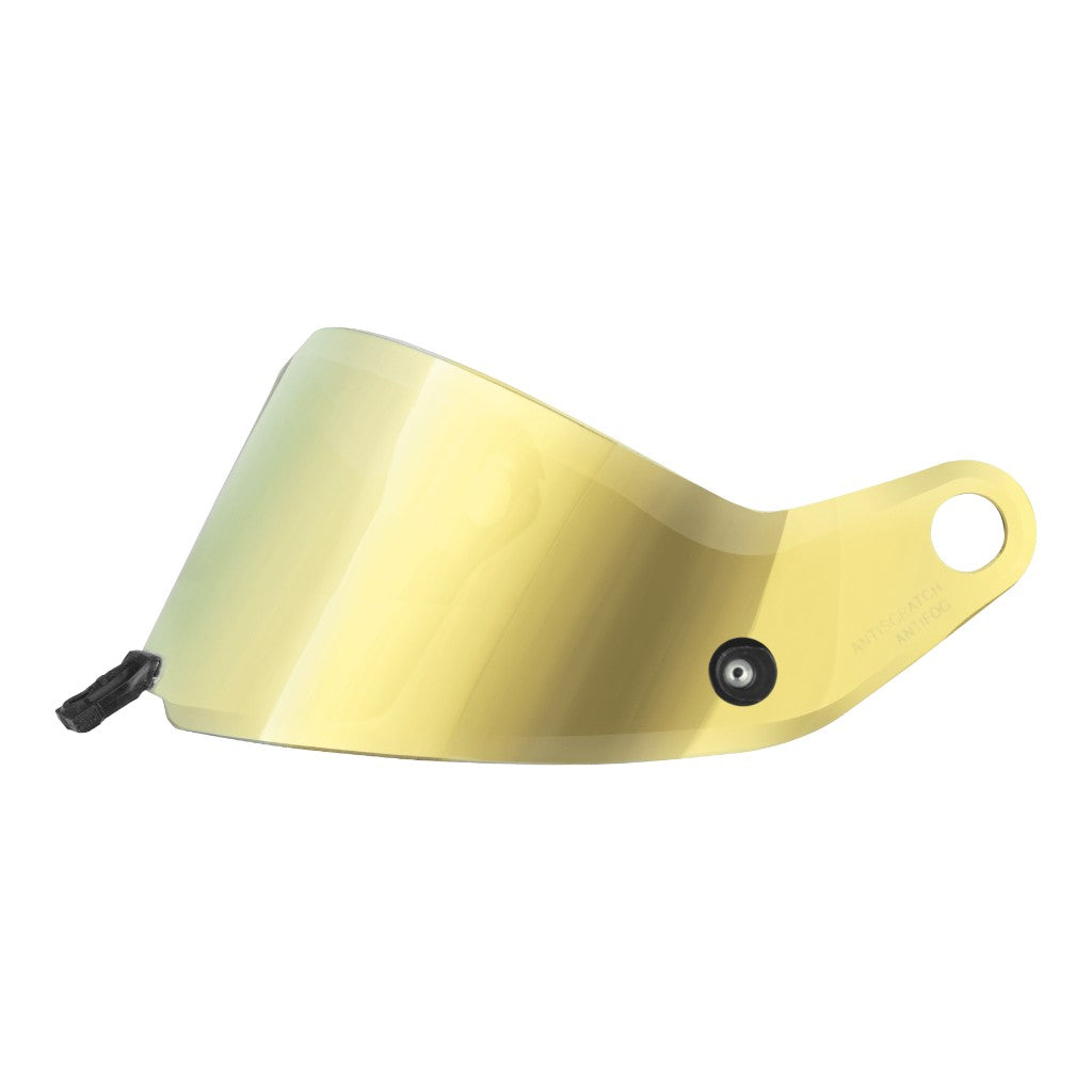 STILO YA0914DG Visor for ST6 Helmets, Medium Mirror Yellow (Double Glaze) Photo-0