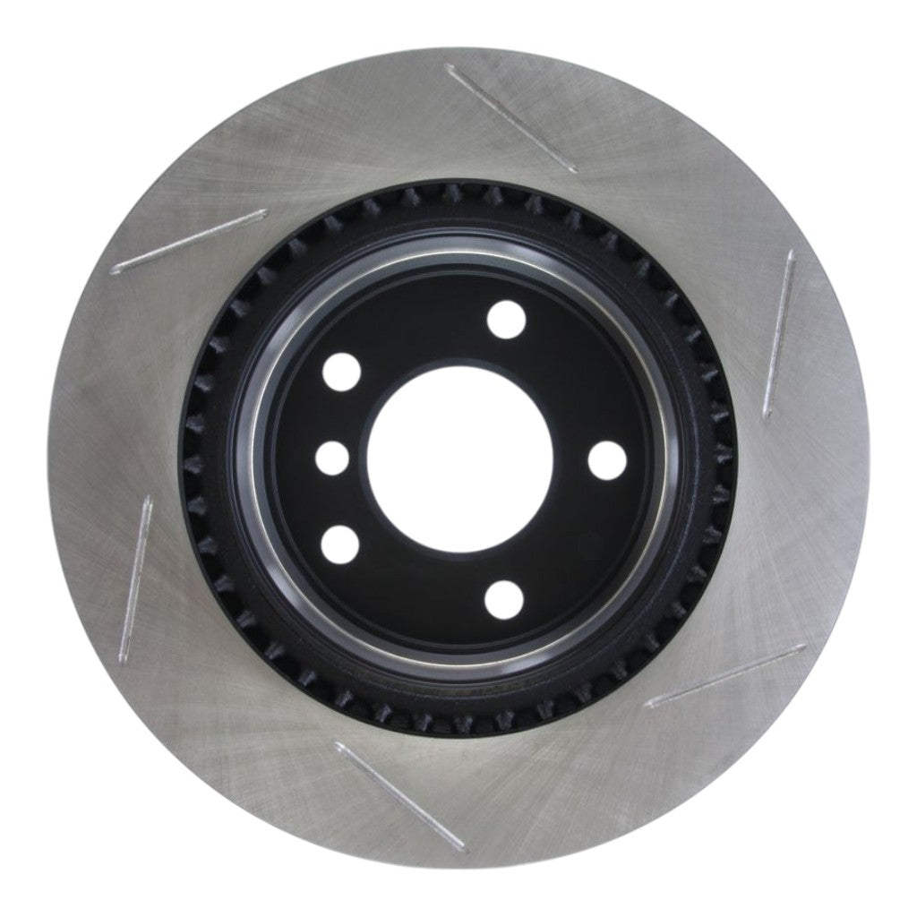 STOPTECH 126.34078SR Rear Right Brake Disc Slotted for BMW 323i / 325i / 328i (E90 / E92) Photo-3