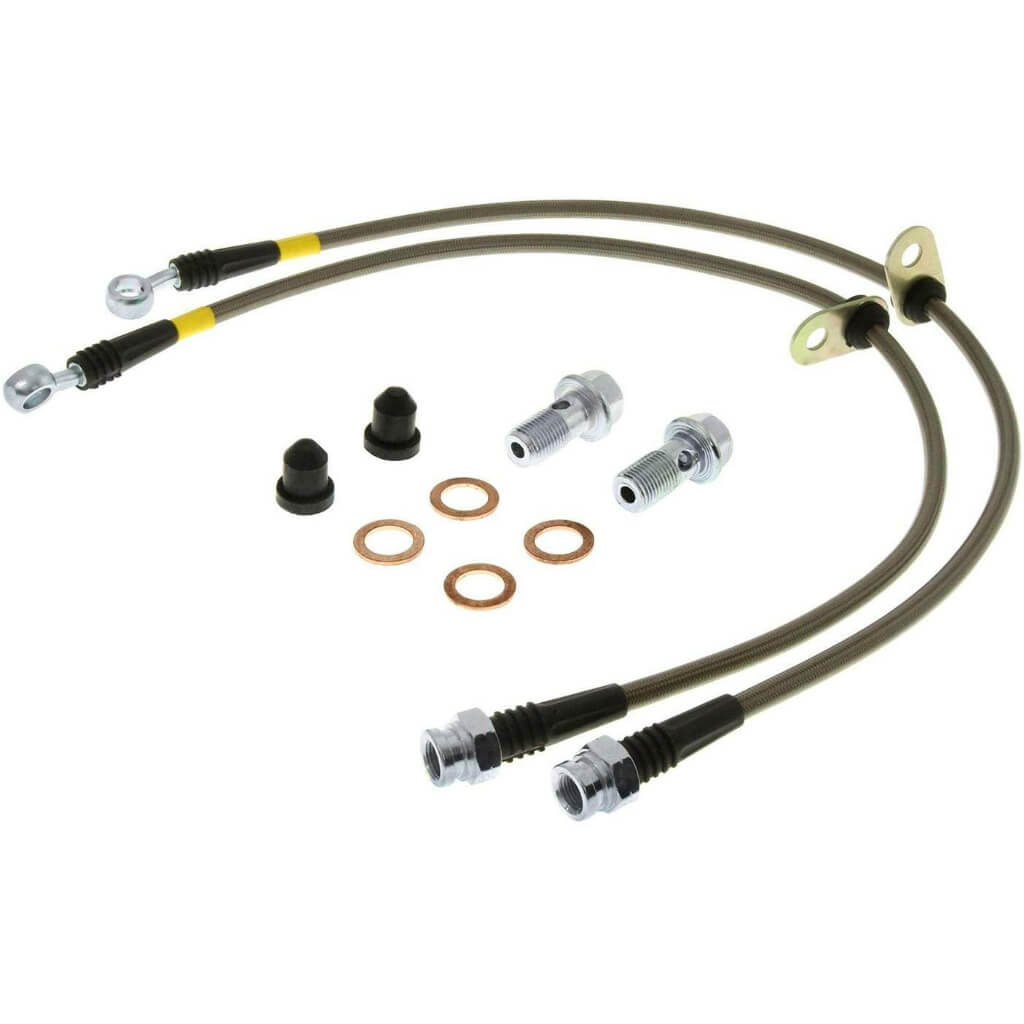STOPTECH 950.44033 Front Brake Line Kit (Stainless Steel) for TOYOTA Land Cruiser (J200) with STHD System and Iron Calipers Photo-0