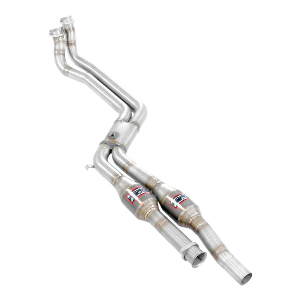 SUPERSPRINT 172832 Front Pipes Kit with Catalytic Converter Right / Left (for OEM Manifold, Left Hand Drive Only) for MERCEDES 190E 2.5 1989 -1993 Photo-0