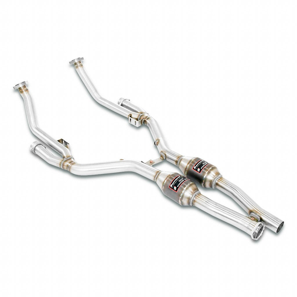 SUPERSPRINT 173132 Intermediate Pipes With Metallic Catalytic for MERCEDES W140 SE / S Photo-0
