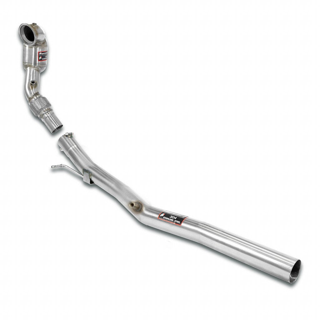 SUPERSPRINT 328421 Turbo Downpipe Kit and Metallic Catalytic Converter for AUDI S3 (8Y) Photo-0