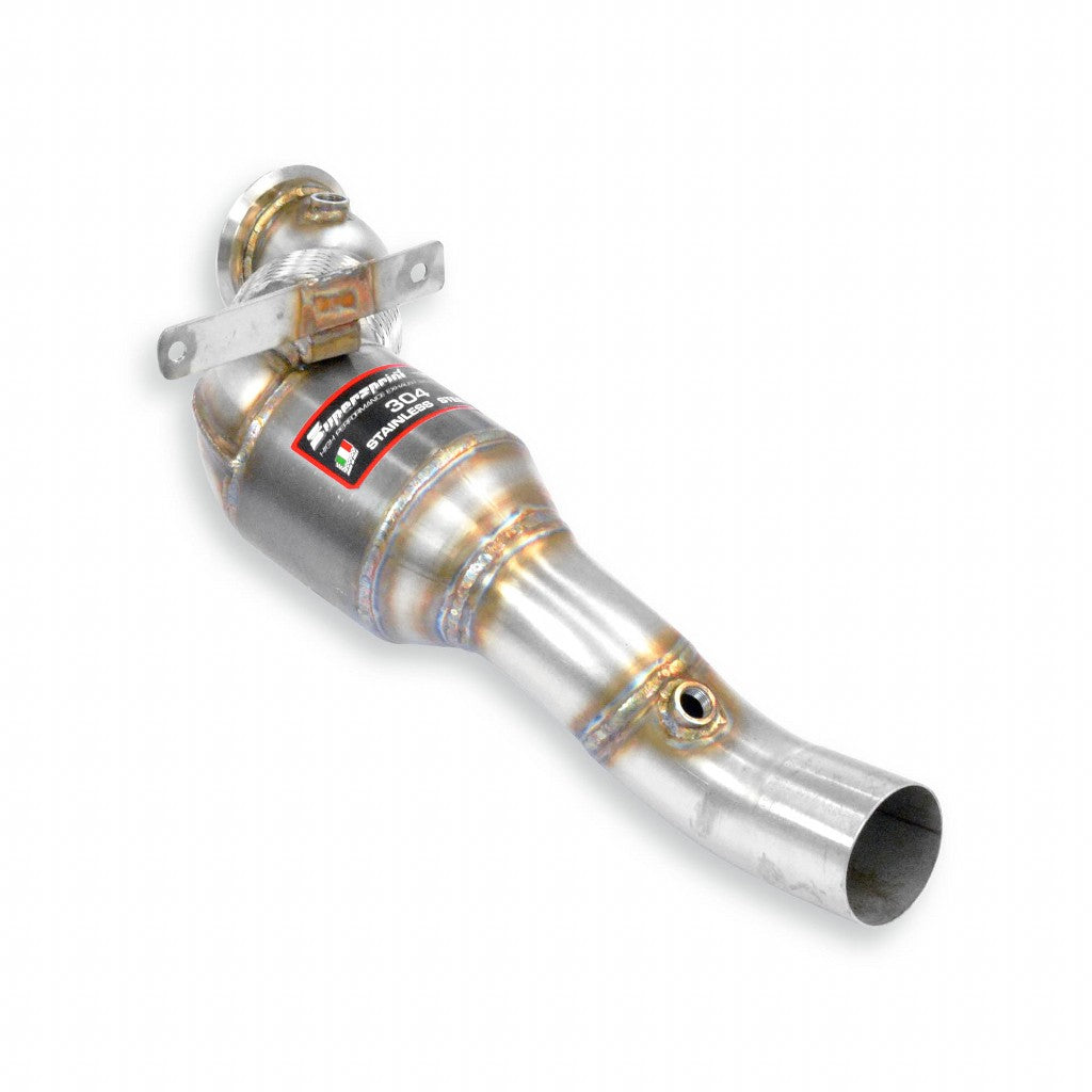 SUPERSPRINT 393221 Downpipe Right with Metallic Catalytic Converter for FERRARI 488 Photo-0