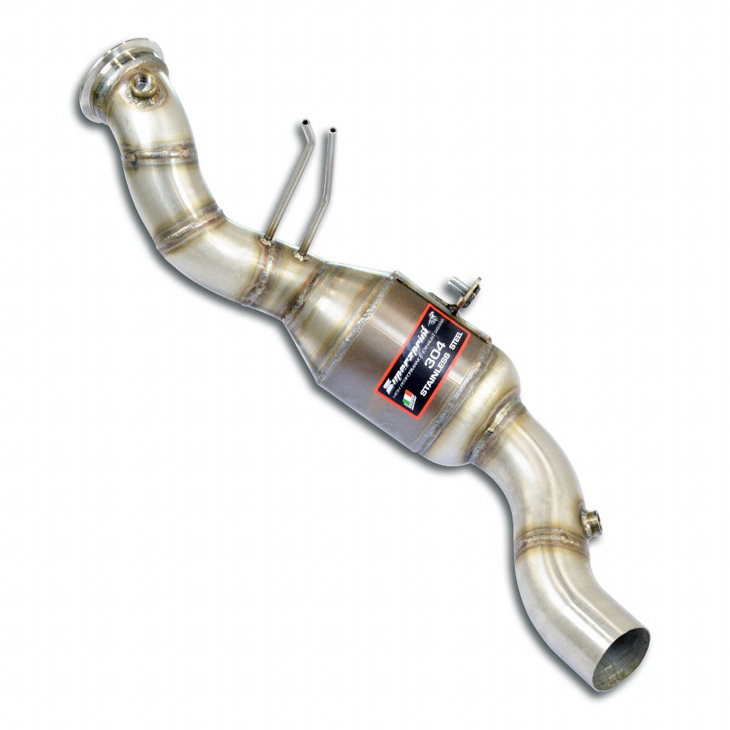 SUPERSPRINT 451141 Downpipe Left with Metallic Catalytic Converter for MASERATI Levante Photo-0