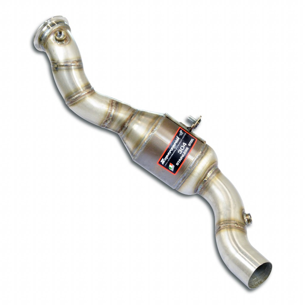 SUPERSPRINT 451541 Downpipe Left with Metallic Catalytic Converter for MASERATI Ghibli Photo-0