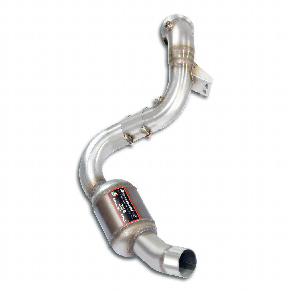 SUPERSPRINT 724681 Downpipe Left with Metallic Catalytic Converter for MERCEDES C217 S Photo-0