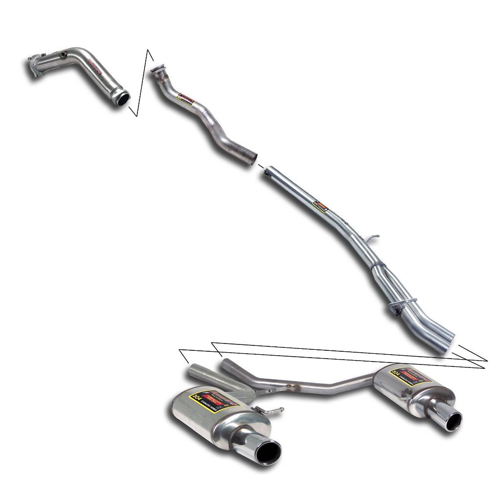 SUPERSPRINT 764910 Exhaust System for AUDI A4 (B7) Photo-0