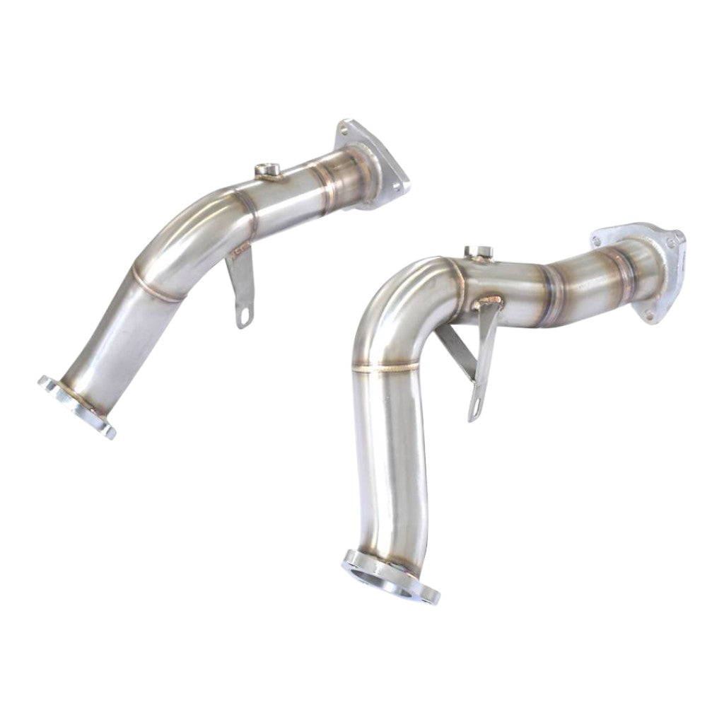 SUPERSPRINT 767711 Downpipe kit Right + Left - (Replaces OEM catalytic converter) AUDI A4 B8 L QUATT Photo-0