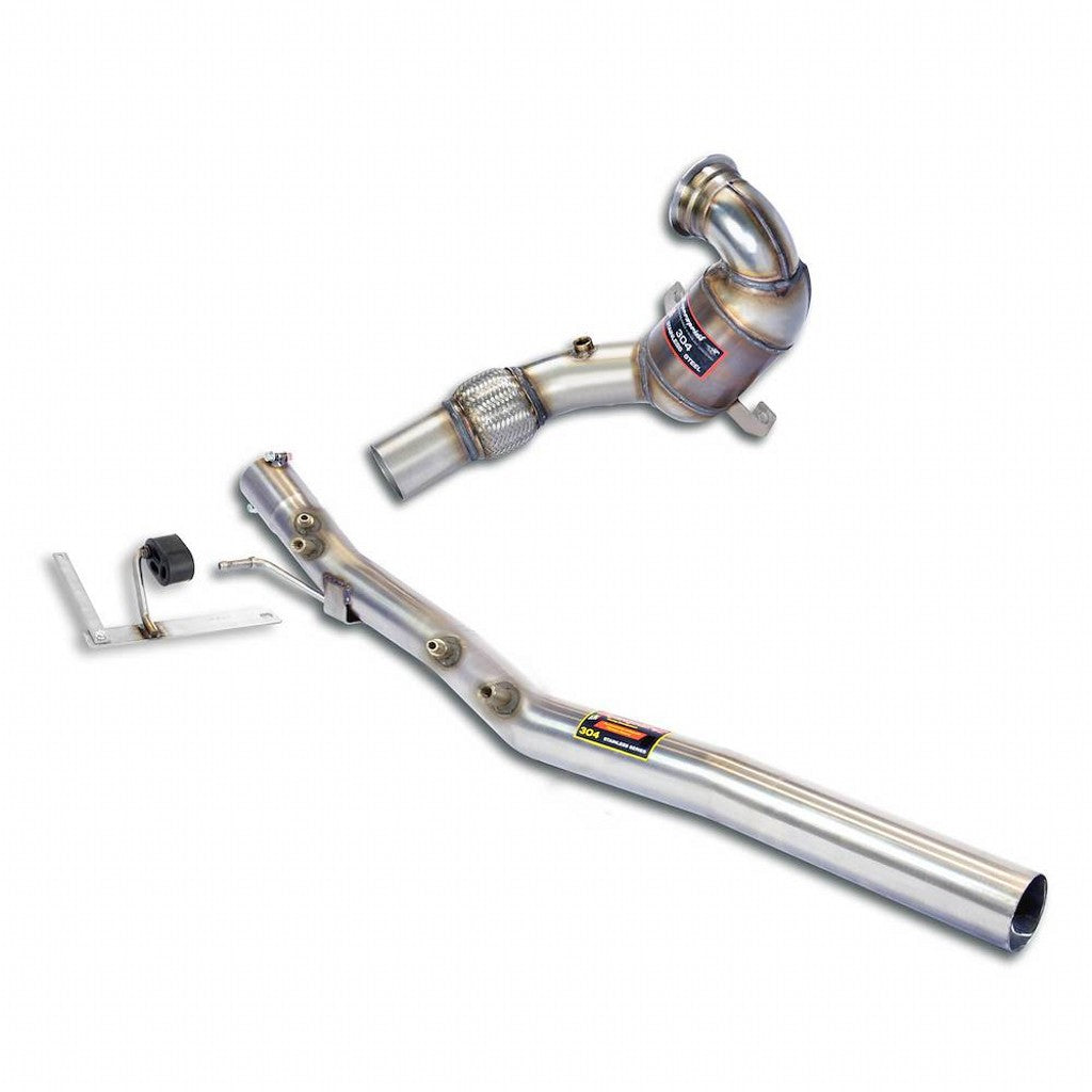 SUPERSPRINT 775221 Turbo Downpipe Kit and Metallic Catalytic Converter for AUDI TTS (8S) Photo-0
