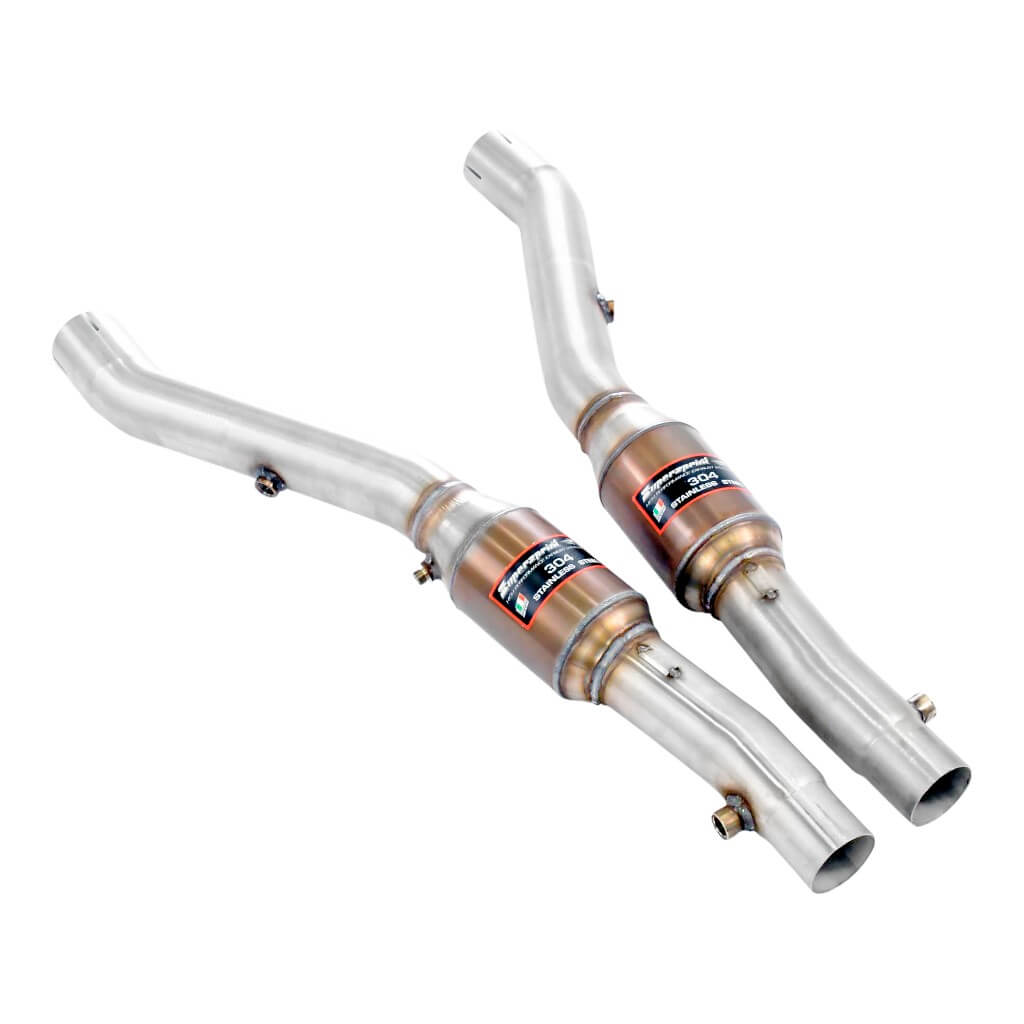 SUPERSPRINT 786802 Front Metallic Catalytic Converter (Right / Left) for BMW M5 (E38 / E39) Photo-0