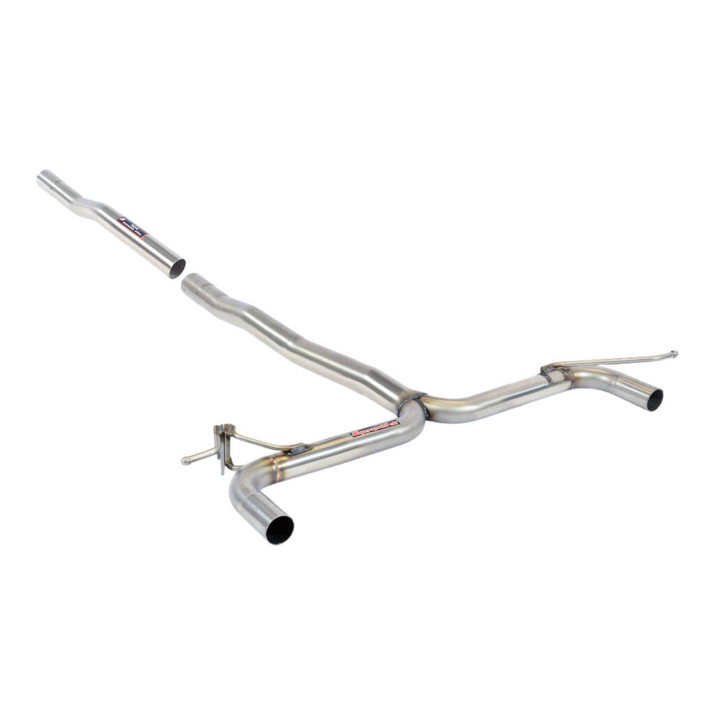 SUPERSPRINT 832594 Rear Pipe Y-pipe Right / Left (Muffler Delete) for BMW 220i 2.0i (F44) Photo-0